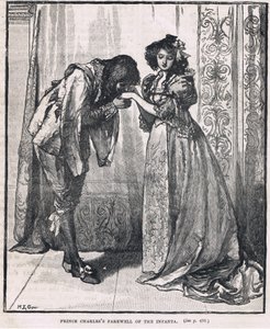 Károly herceg búcsúja az Infantától 1623